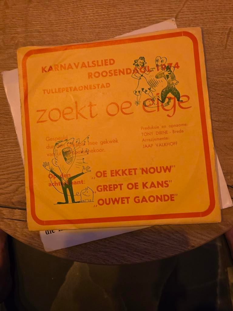 Karnavalslied Roosendaal Tullepetaonestad - Zoekt oe eige, Ophalen of Verzenden