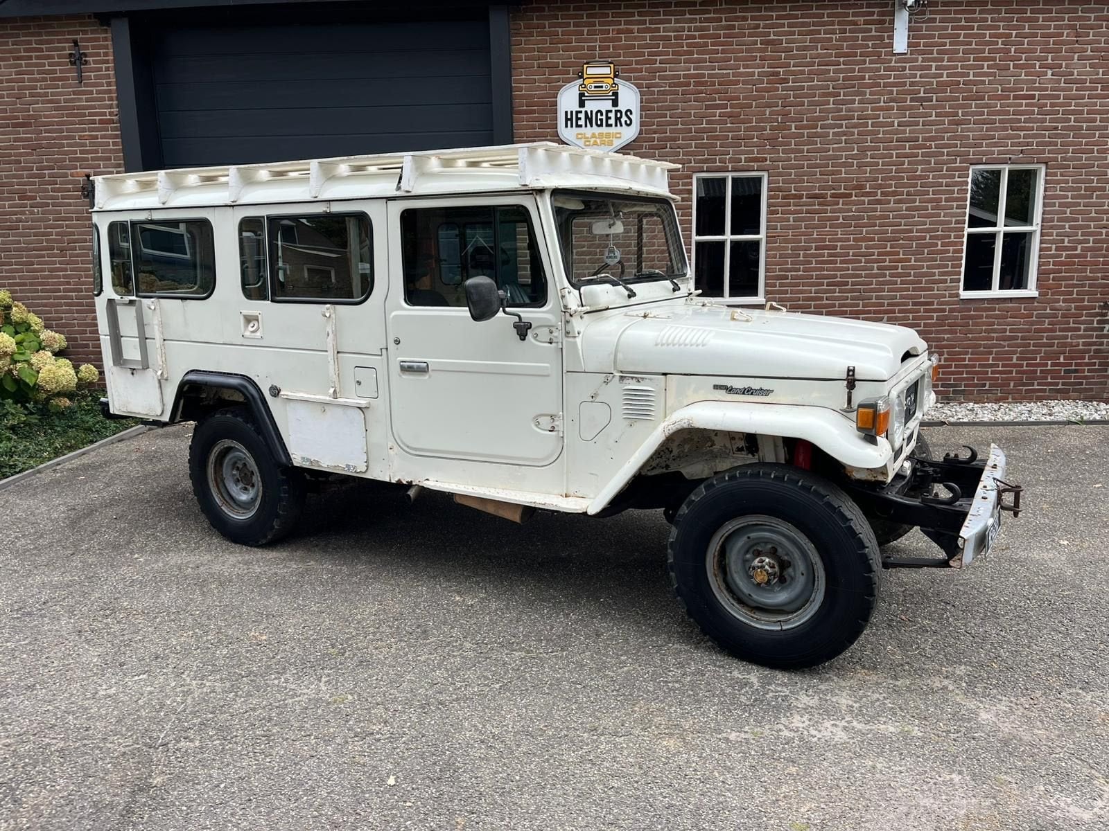 Toyota Land Cruiser BJ45   Servo Buschtaxi Troopy wegenbelas, Wit, Bedrijf, SUV of Terreinwagen, Handgeschakeld