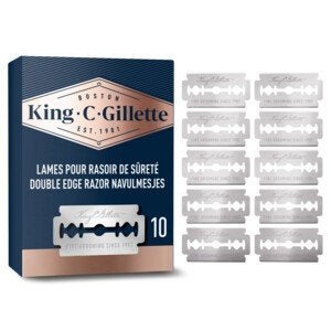 King C. Gillette Double Edge Razor Scheermesjes, N, N, Gehele gezicht, Nieuw