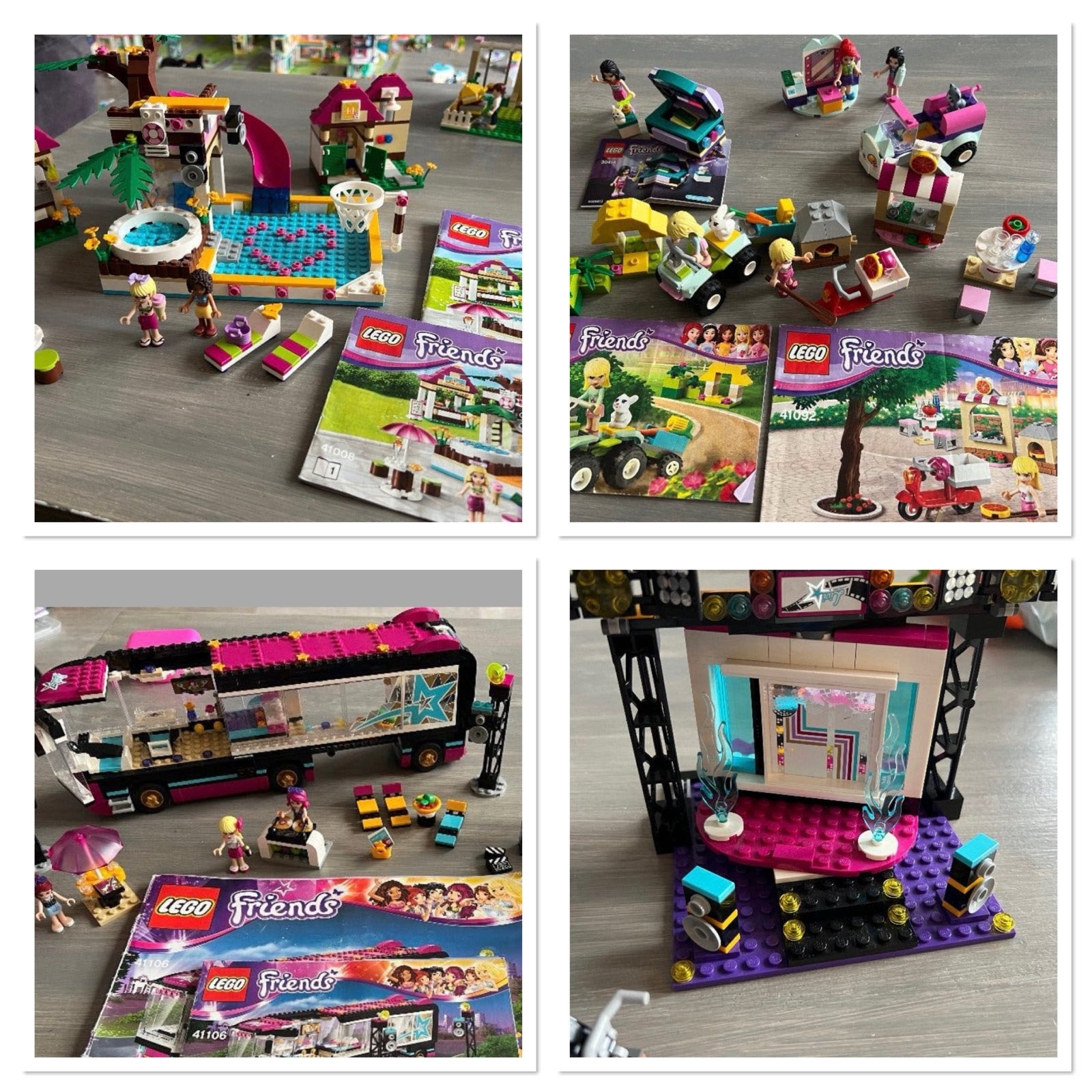 Grote set Lego Friends met diverse bouwsets en boekjes, Ophalen of Verzenden, Zo goed als nieuw