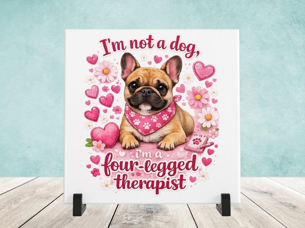 Dog Therapist - Franse Bulldog Tegel, Verzenden, Nieuw