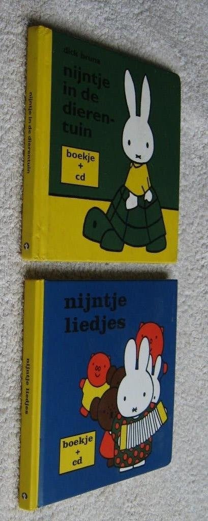 dick bruna - nijntje liedjes + nijntje dierentuin GEEN cd's, Gelezen, Ophalen of Verzenden, Dick Bruna, 2 tot 3 jaar