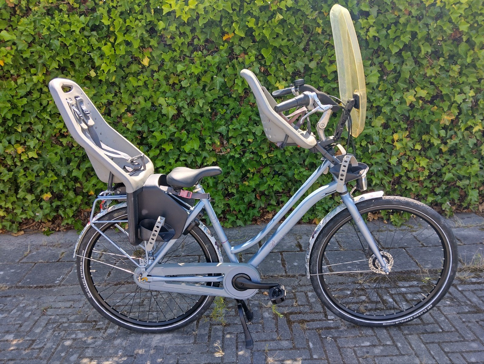 Cortina roots moederfiets / mamafiets met 2 yepp zitjes, Fietsen en Brommers, Fietsen | Dames | Moederfietsen, 2 zitjes, Gebruikt