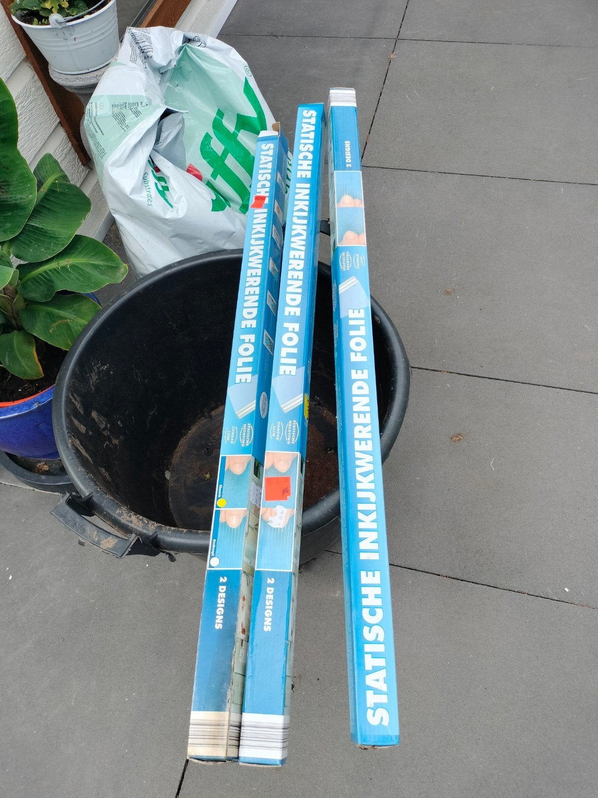 raamplak folie, Ophalen, Nieuw, Minder dan 5 m², Folie