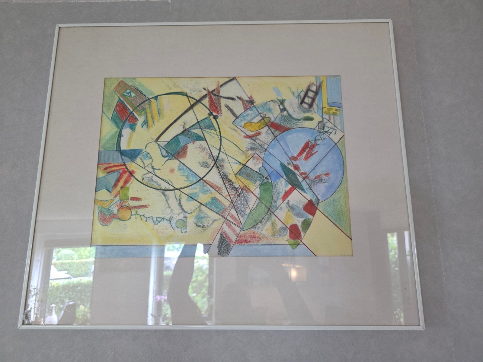 Wassily Kandinsky   Abstracte kunstprint in lijst, Ophalen of Verzenden