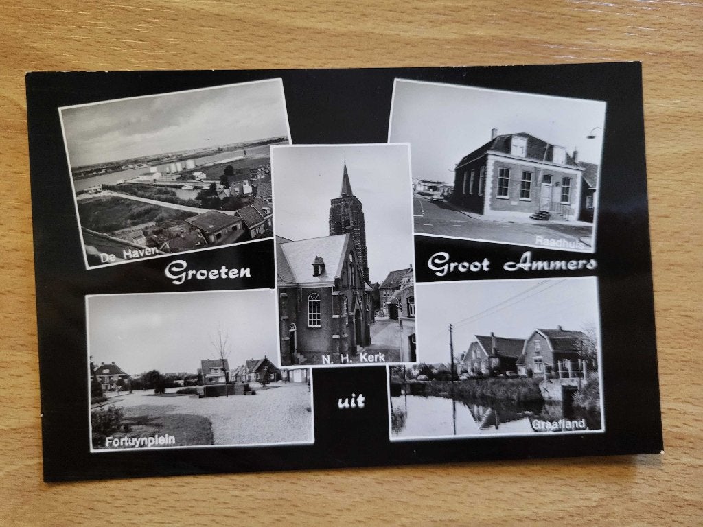 ansicht GROOT AMMERS Meerluik, Ophalen of Verzenden, Voor 1920, Zuid-Holland