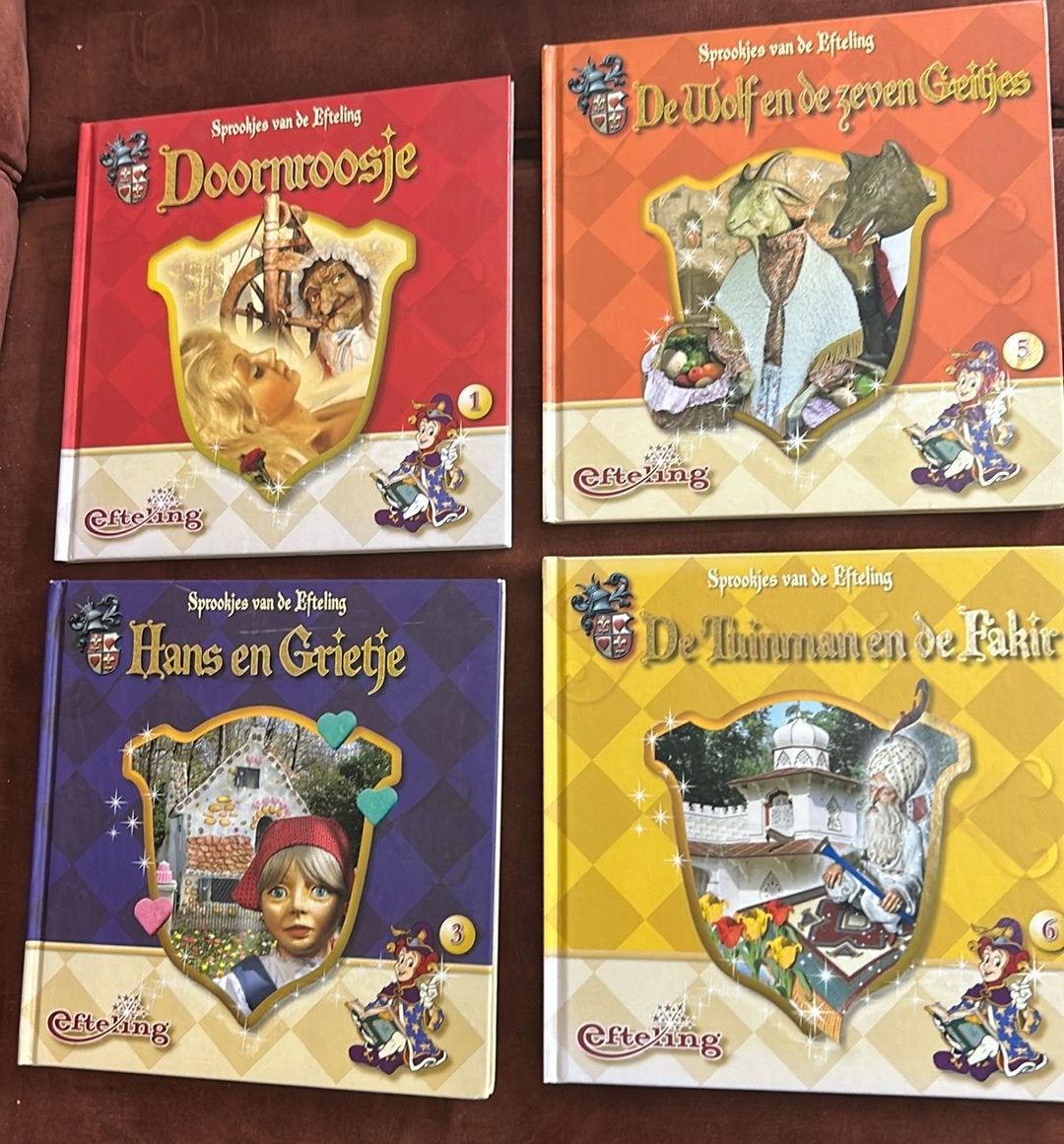 4 Sprookjes van de Efteling boeken, Ophalen, Gelezen