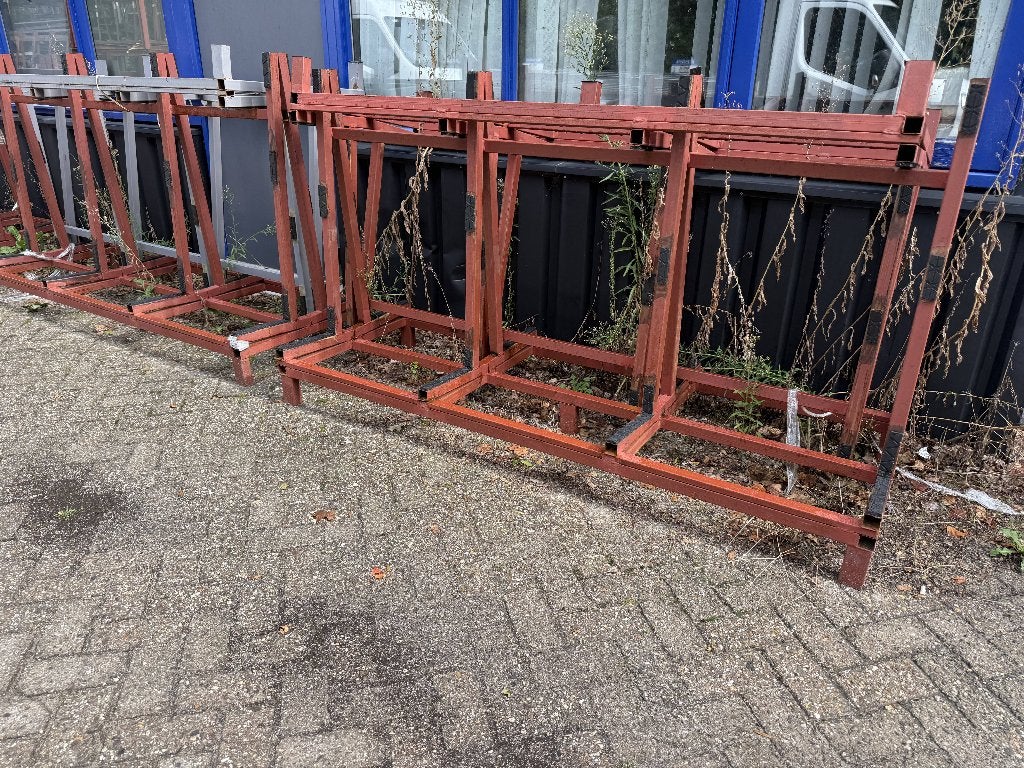 Stalen Opslagbokken / Transportbokken / Metalenb Pallets, Ophalen, Gebruikt