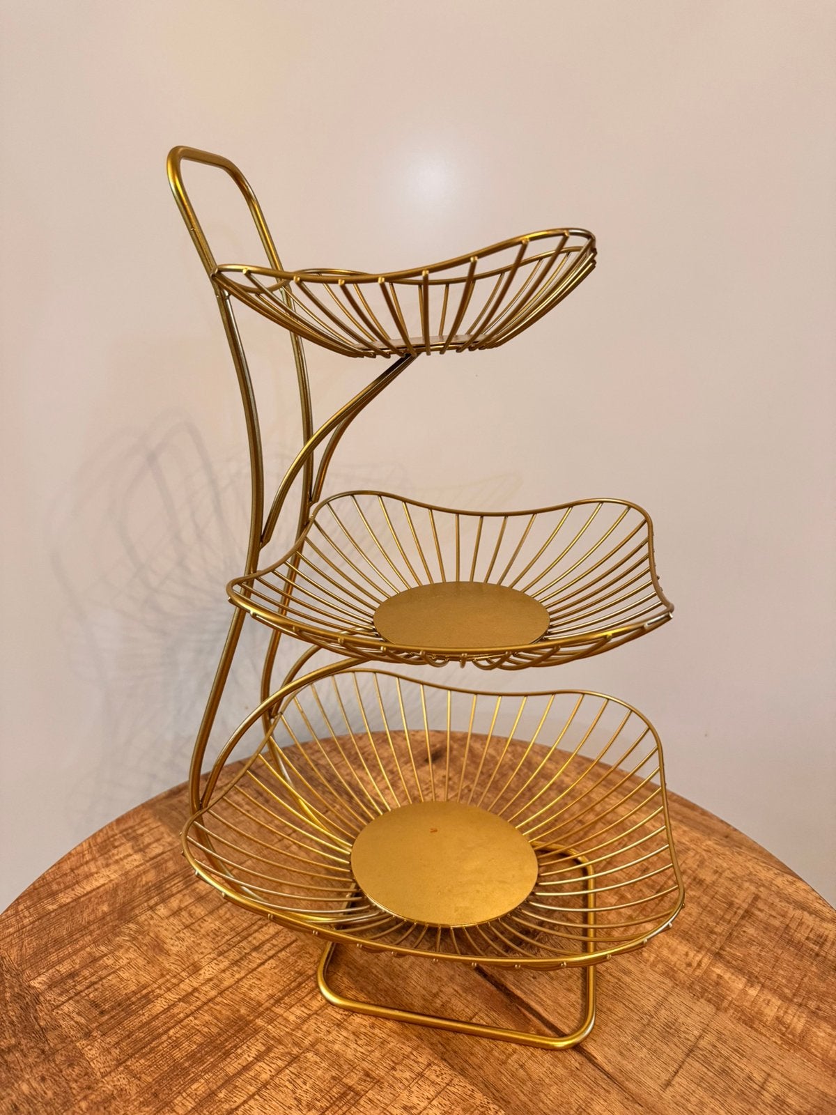 Golden fruit basket LIKE NEW, Ophalen of Verzenden, Zo goed als nieuw, 25 tot 50 cm, Minder dan 100 cm