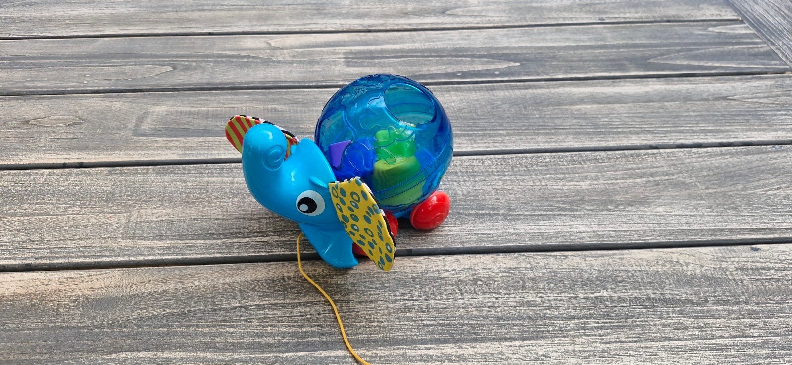 Vtech babyspeelgoed olifant met vormenstoof en trekkoord, Ophalen, Gebruikt, Overige typen, Met geluid
