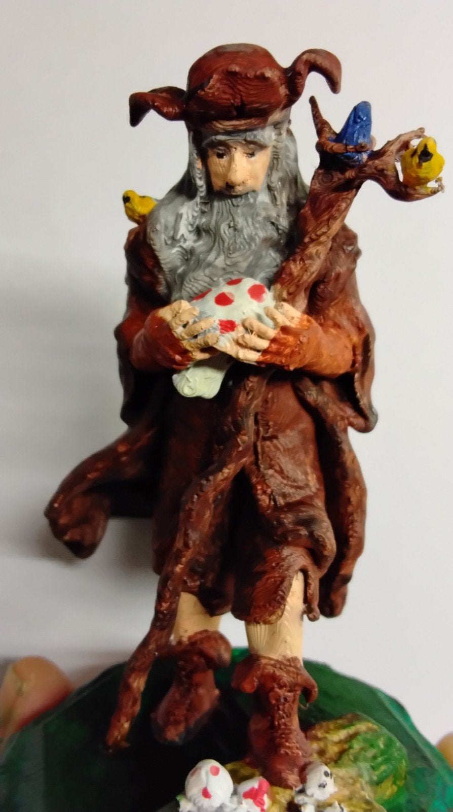 Handgemaakt beeldje radagast lord of the rings, Verzamelen, Beelden en Beeldjes, Ophalen of Verzenden, Gebruikt, Fantasy