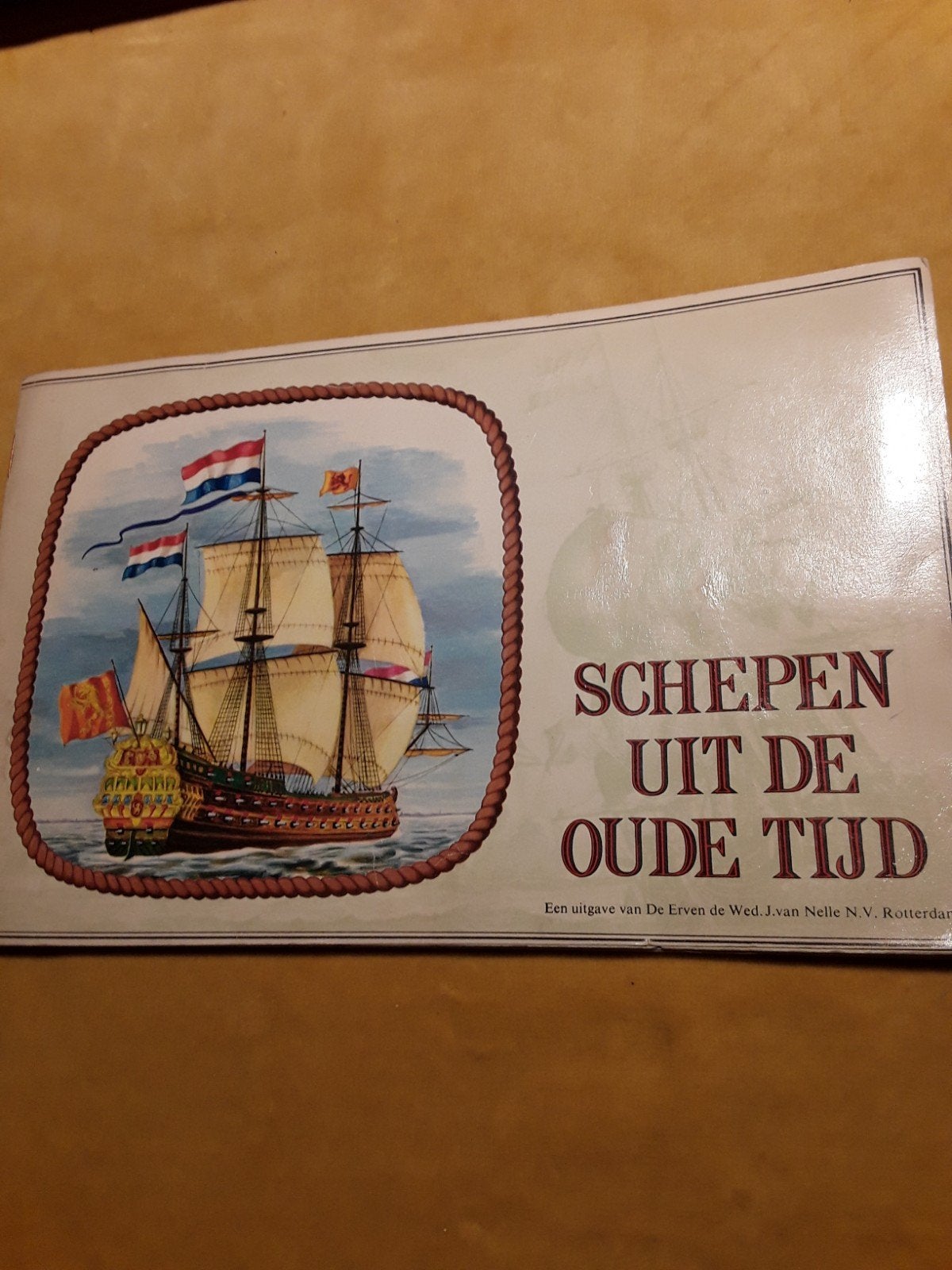 Schepen uit de Oude Tijd - Nelle N.V. Rotterdam, Ophalen of Verzenden, Zo goed als nieuw, Motorboot of Zeilboot, Boek of Tijdschrift