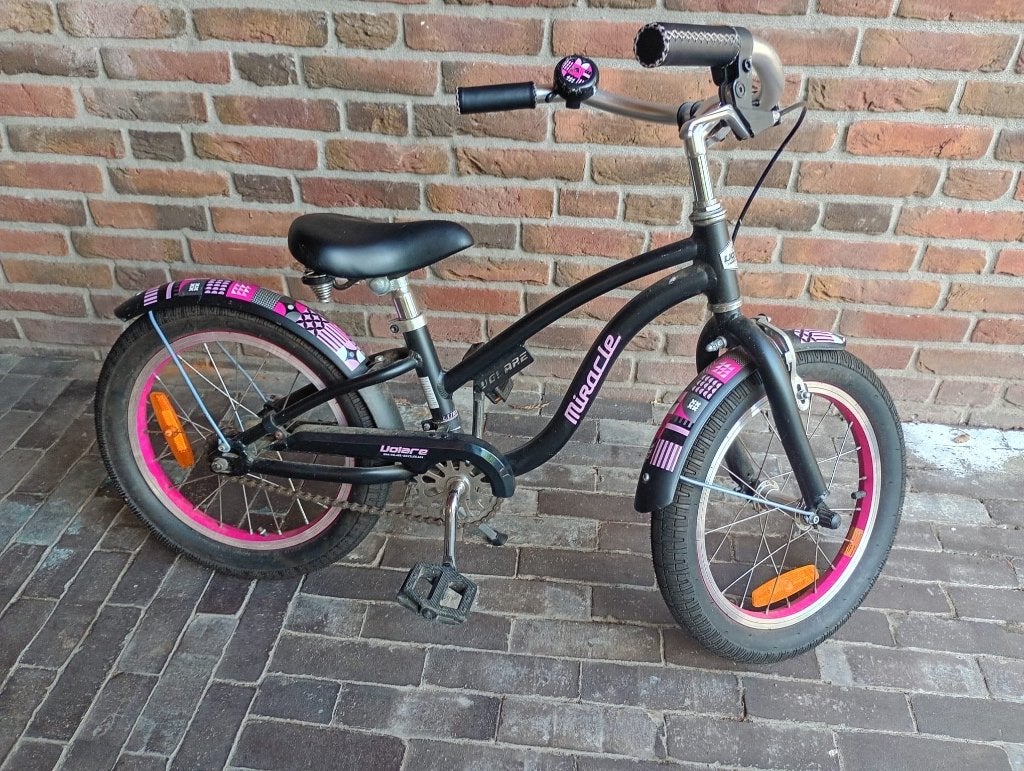 Stoere meidenfiets, Fietsen en Brommers, Fietsen | Meisjes, Ophalen, Gebruikt, 16 inch, Volare