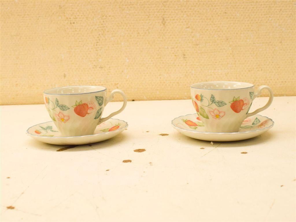 4 delig Johnson Brothers kop en schotels 51641, Gebruikt, Ophalen of Verzenden, Bord(en), Wedgwood