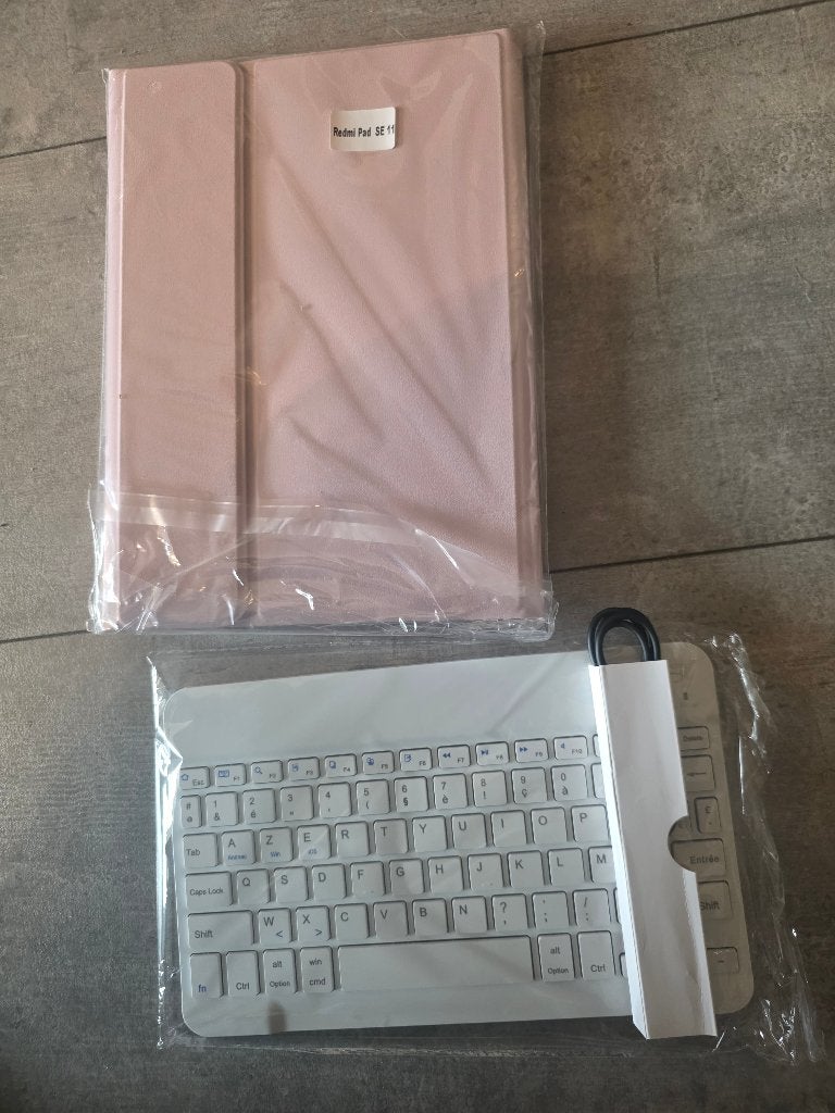 Redmi pad SE  (11 inch) hoes met keyboard (Roze), 11 inch, Nieuw, Ophalen of Verzenden, 64 GB