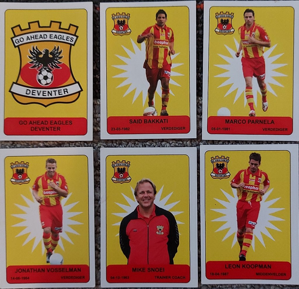 Go Ahead Eagles PLUS-voetbalplaatjes 2007-2008, Verzamelen, Ophalen of Verzenden, Zo goed als nieuw, Overige binnenlandse clubs