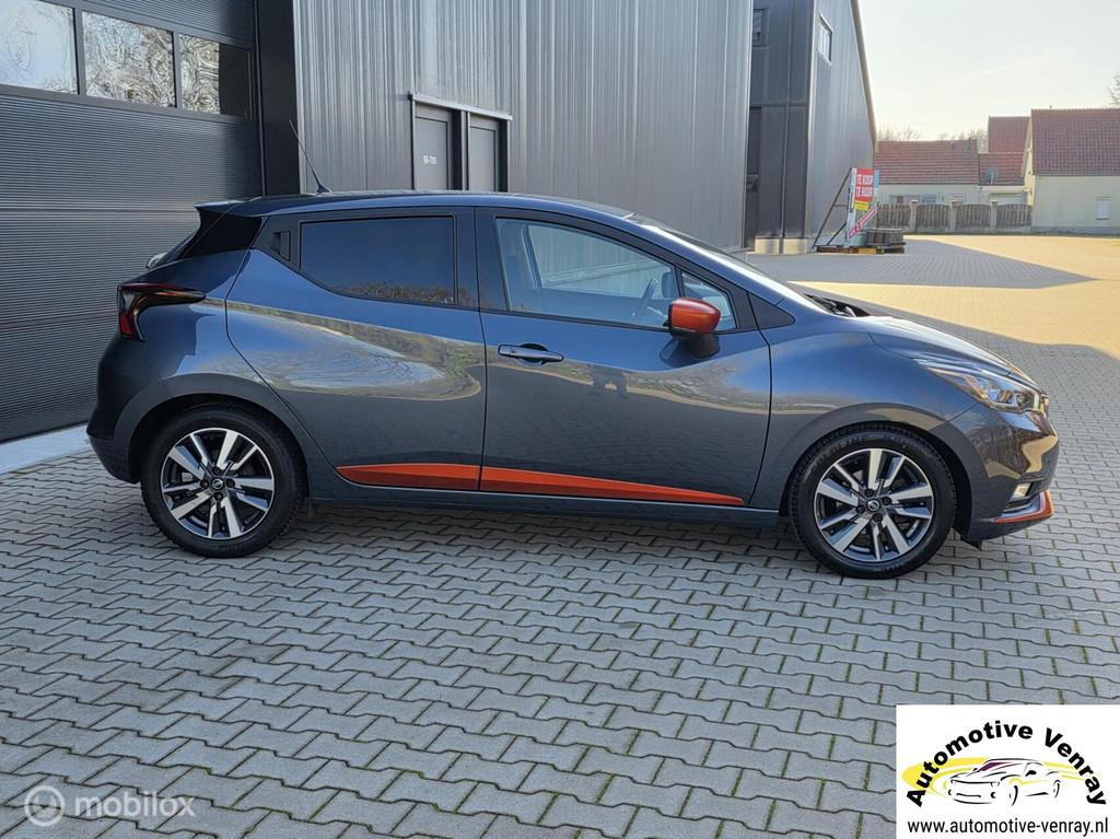 Nissan Micra 0.9 IG-T Tekna |360°|Cruise|Sportuitlaat |Bose, Auto's, Nissan, Voorwielaandrijving, 898 cc, Euro 6, 525 kg