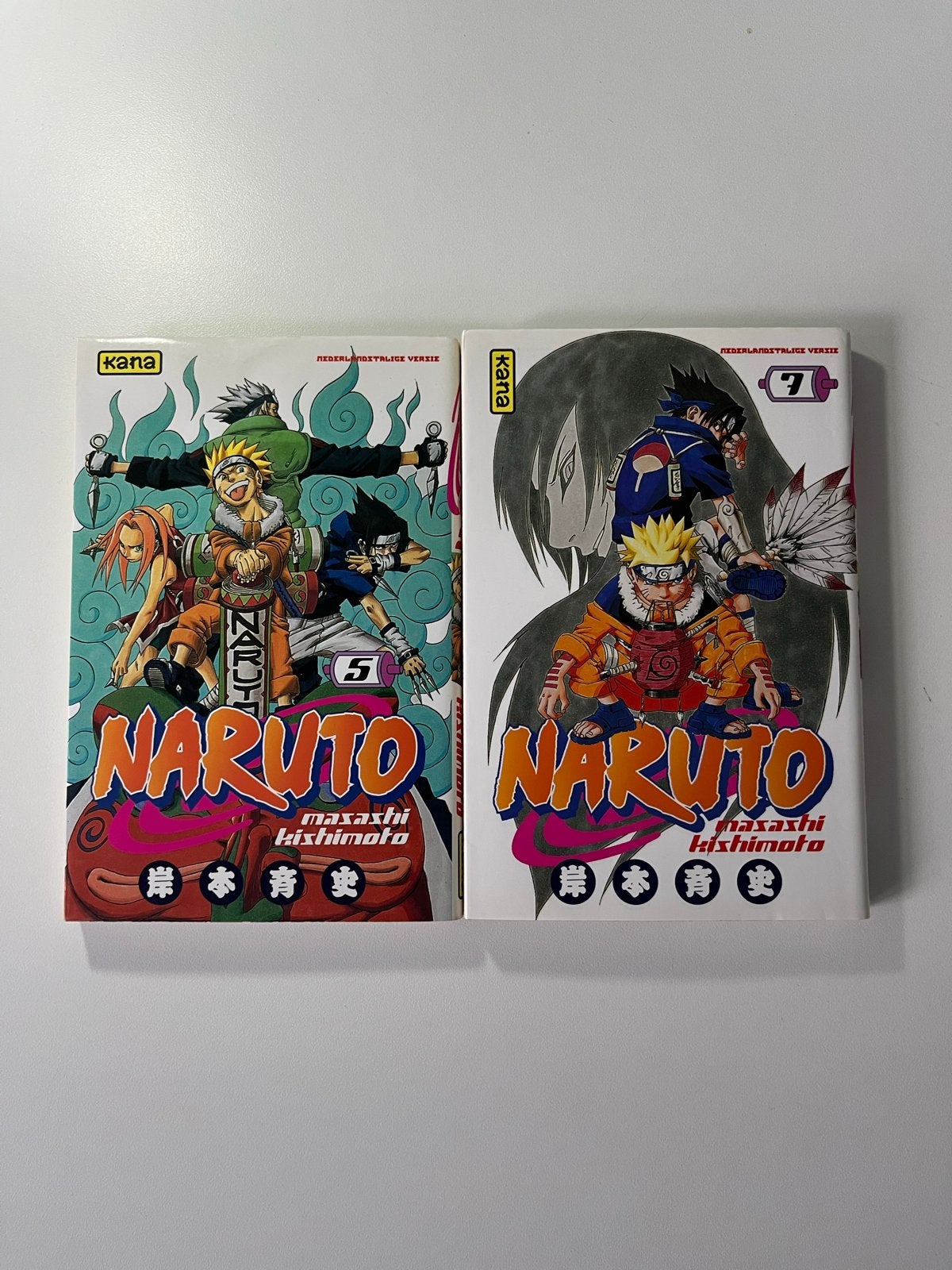 Naruto Manga Deel 5 & 7 - Nederlandse Versie, Boeken, Meerdere stripboeken, Verzenden, Zo goed als nieuw