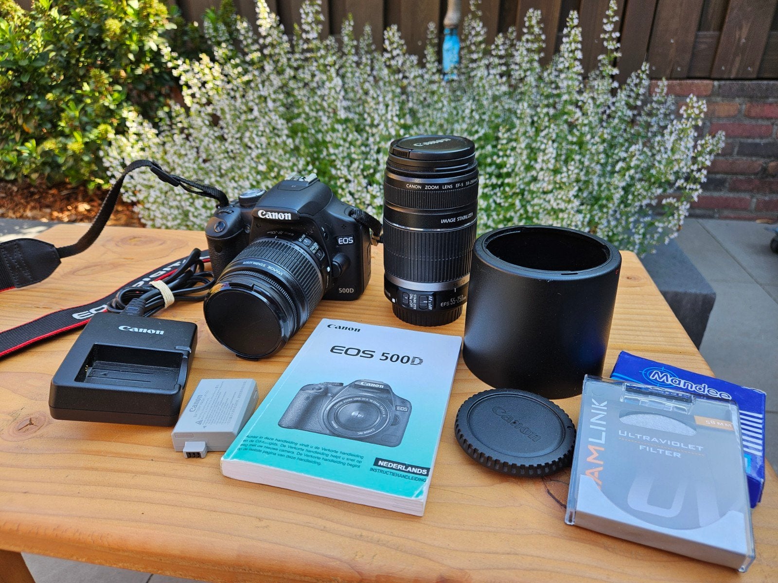 Canon EOS 500D Spiegelreflexcamera, Gebruikt, Spiegelreflex, Verzenden, Canon