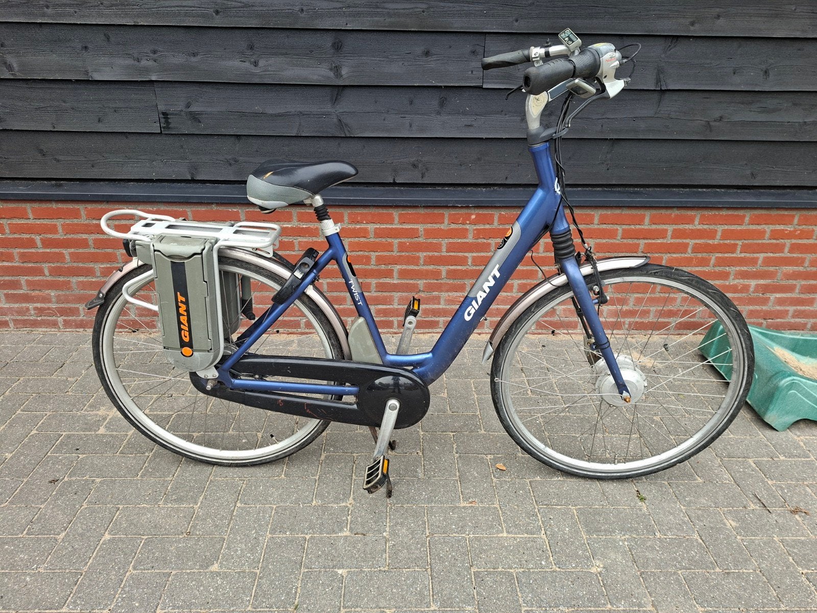 Giant elektrische fiets - Blauw, gebruikt, Ophalen of Verzenden, Gebruikt, Giant