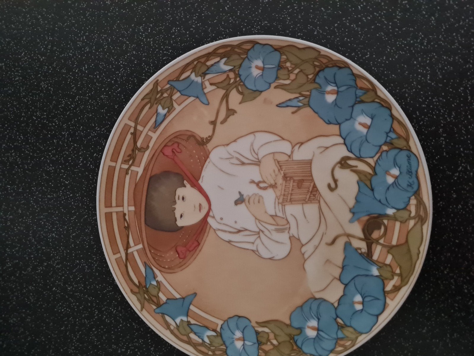 Unicef Jaarbord 1976 - "De Vogelvanger", Ophalen of Verzenden