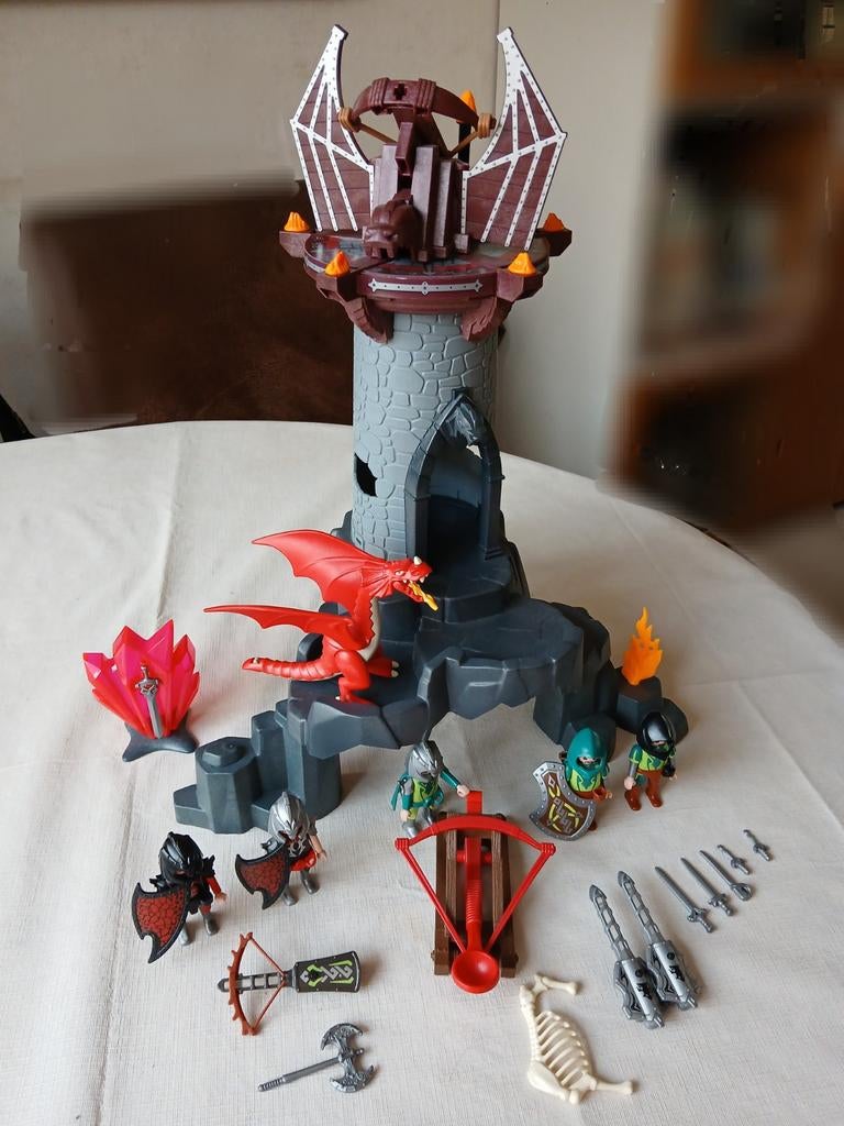 Playmobil 5089/5984, Toren van de drakenridders, Ophalen of Verzenden, Gebruikt