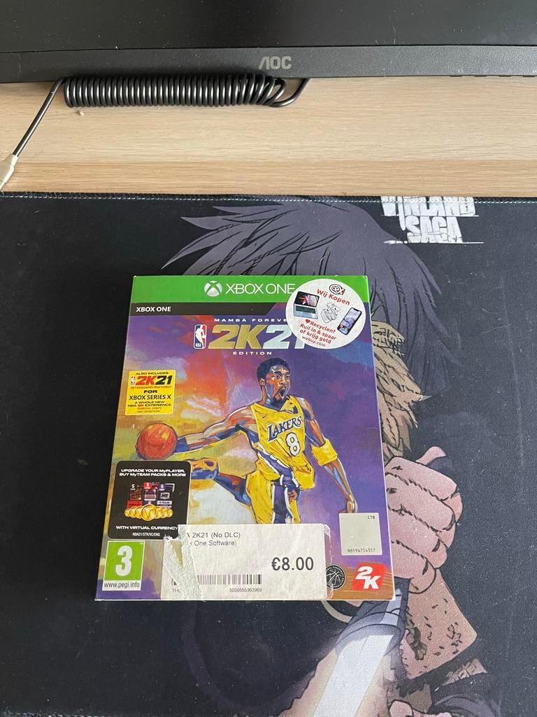 NBA 2K21 Mamba Forever Edition Xbox One, Ophalen of Verzenden, Zo goed als nieuw, Eén computer, Sport