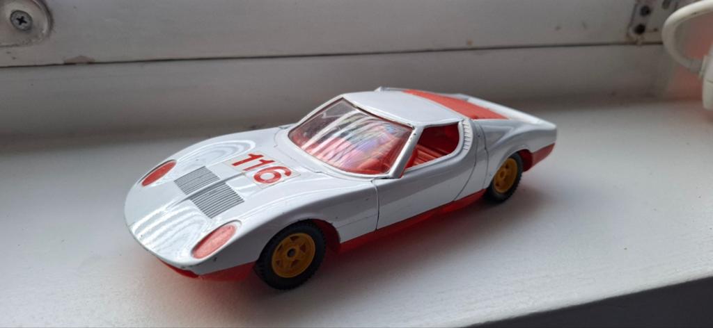Polistil Lamborghini Miura  1/25, Ophalen of Verzenden, Gebruikt, Overige typen, Overige merken