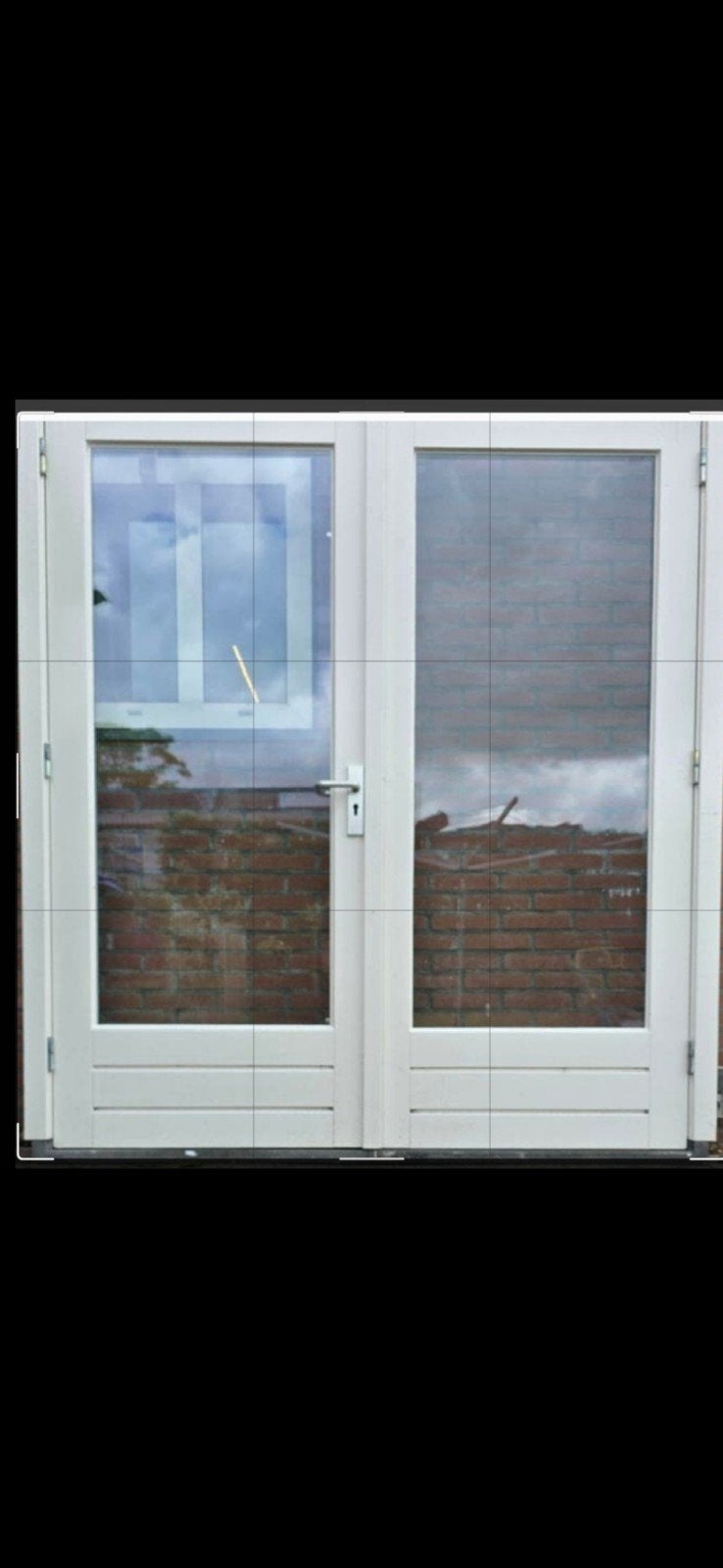 Tuindeuren met kozijn met stenen onder dorpel, Ophalen, Hout, 120 cm of meer, 215 cm of meer