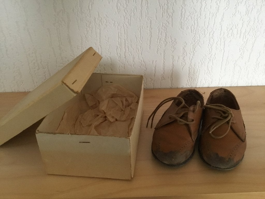 Vintage babyschoentjes, Antiek en Kunst, Ophalen of Verzenden