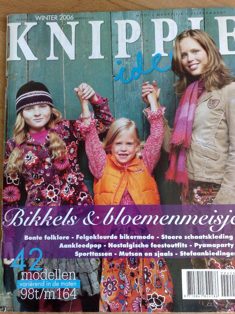 Knippie winter 2006 , maten 98 t/m 164, Hobby en Vrije tijd, Kledingpatronen, Verzenden, Zo goed als nieuw, Kind, Knippie