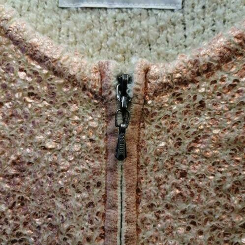 Guess origineel vest /jasje wollig nuderoze metallic S 36374, Guess, ., Guess, Ophalen of Verzenden