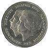 Dubbele Kop Juliana munten, Ophalen of Verzenden, Koningin Juliana, 2½ gulden, Losse munt