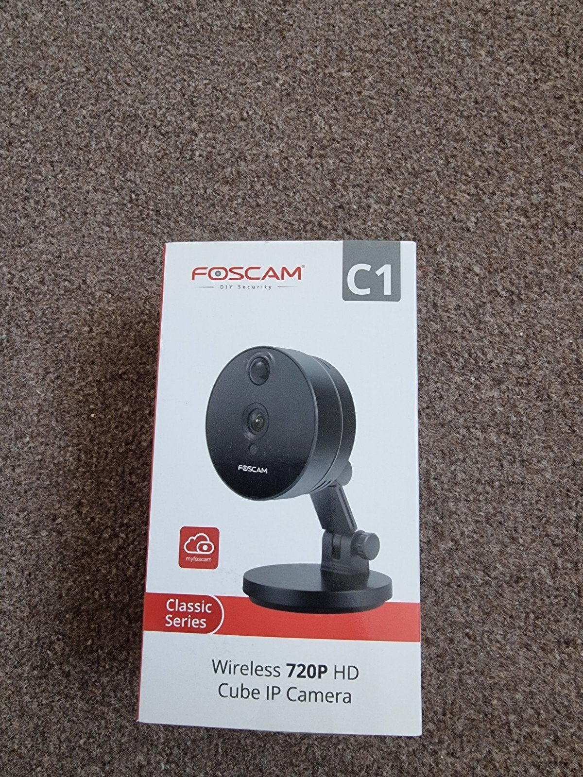Foscam C1 Wireless 720P HD Cube IP Camera, Ophalen, Zo goed als nieuw, Binnencamera