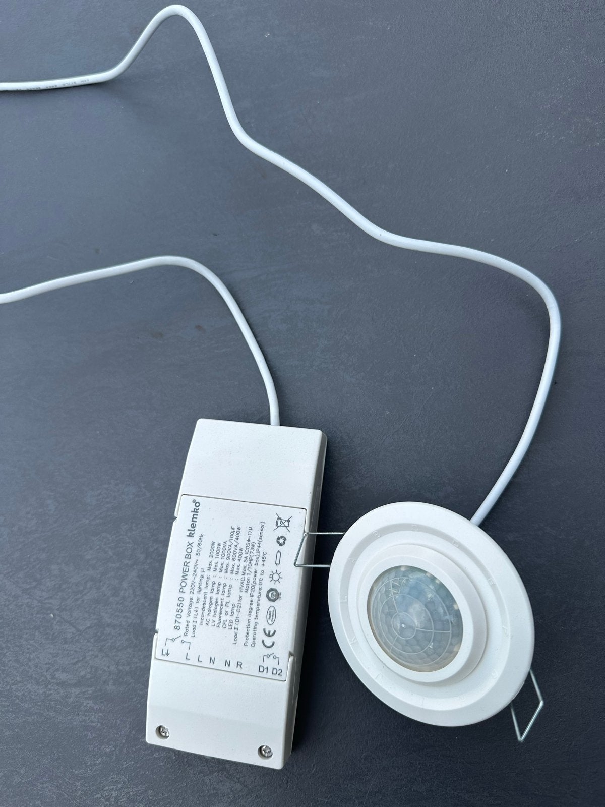 Klemko Bewegingssensor - Power Box 870550, Verzenden, Nieuw, Overige merken, Overige typen