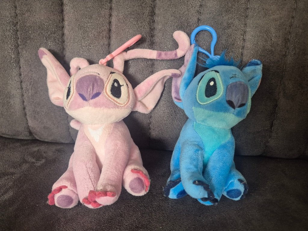 Stitch en Angel knuffels, Verzamelen, Ophalen of Verzenden, Overige figuren, Zo goed als nieuw, Knuffel