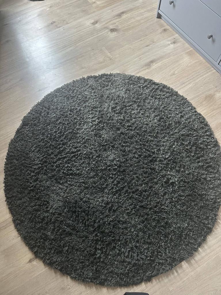 2x Rugs, Huis en Inrichting, Stoffering | Tapijten en Kleden, Ophalen, Gebruikt, Rond, Groen