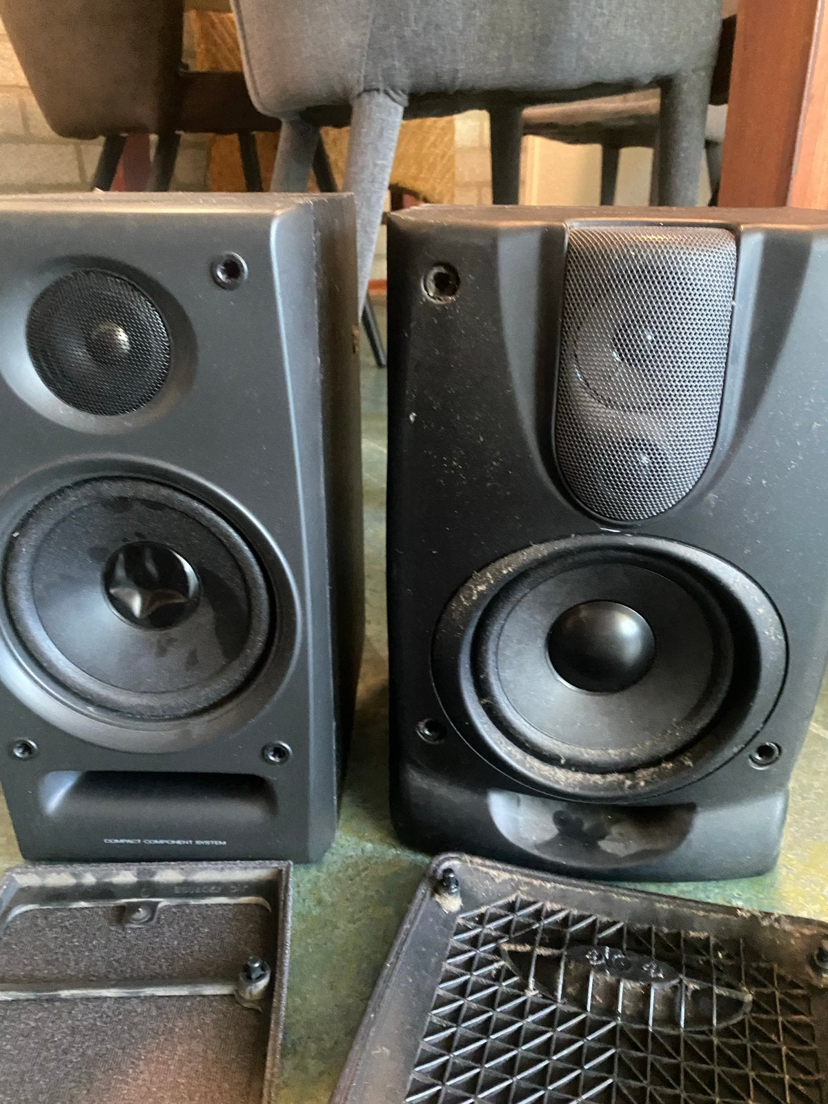 JVC en Philips Boekenplank Luidsprekers - Gebruikt, Ophalen, Gebruikt, JVC, Minder dan 60 watt