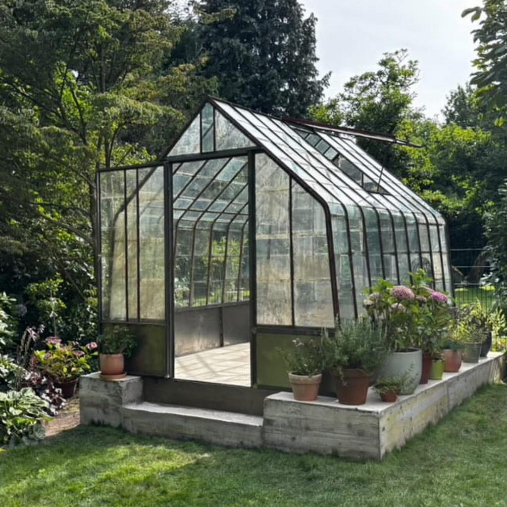Oude franse druivenkas (gekocht bij Otiq), Tuin en Terras, Kassen, Gebruikt, Kweekkas, Glas, Ophalen