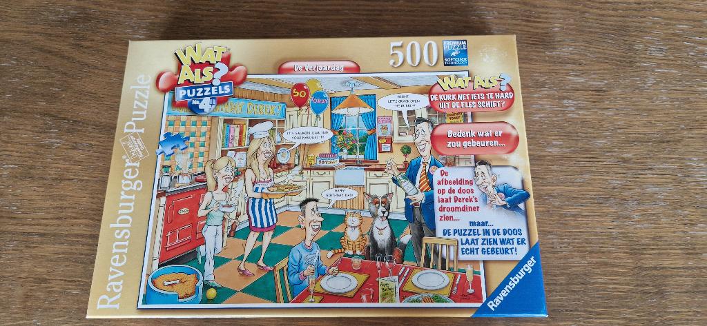 Ravensburger puzzel van Wat Als? nr 4, 500 stukjes, Ophalen, 500 t/m 1500 stukjes, Zo goed als nieuw, Legpuzzel