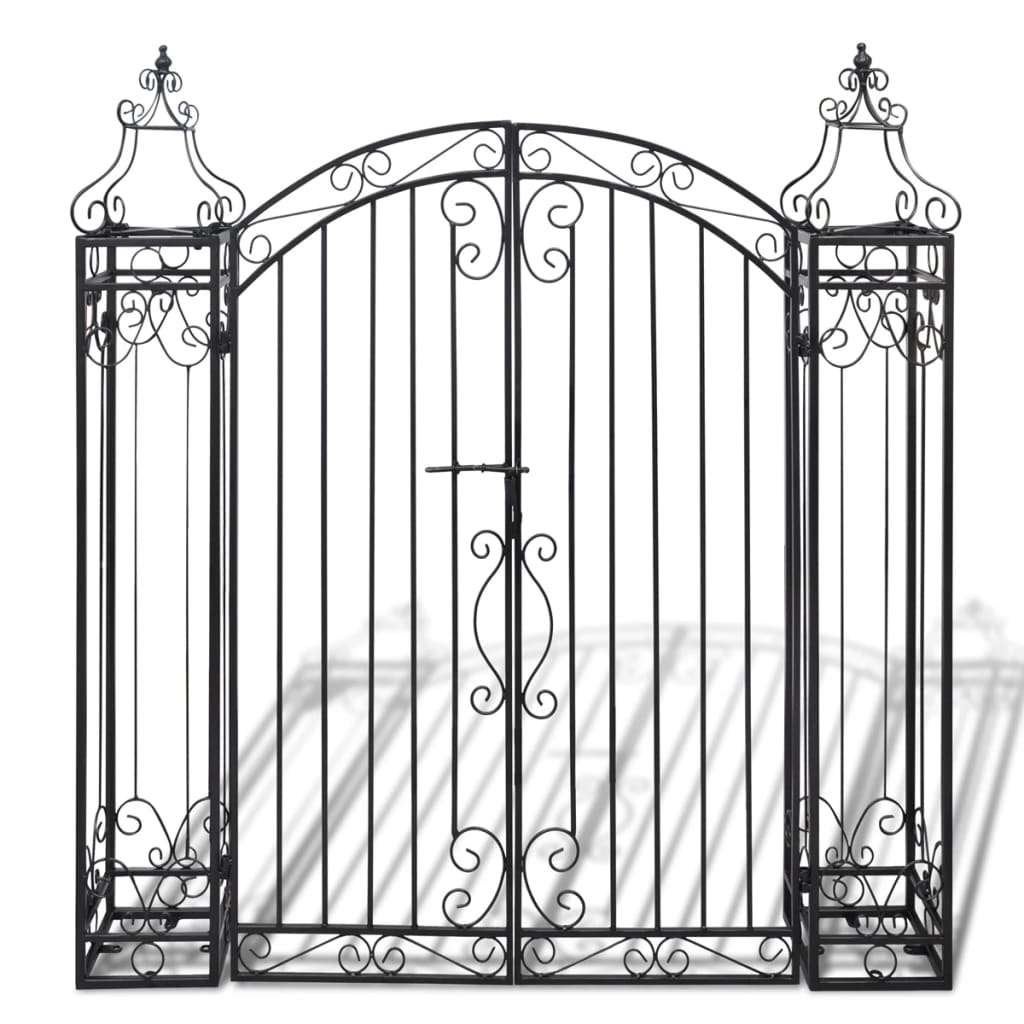 Sierlijke ijzeren poort hek hekwerk draaihek GRATIS BEZORGD!, Met poort, Verzenden, Nieuw, Nvt