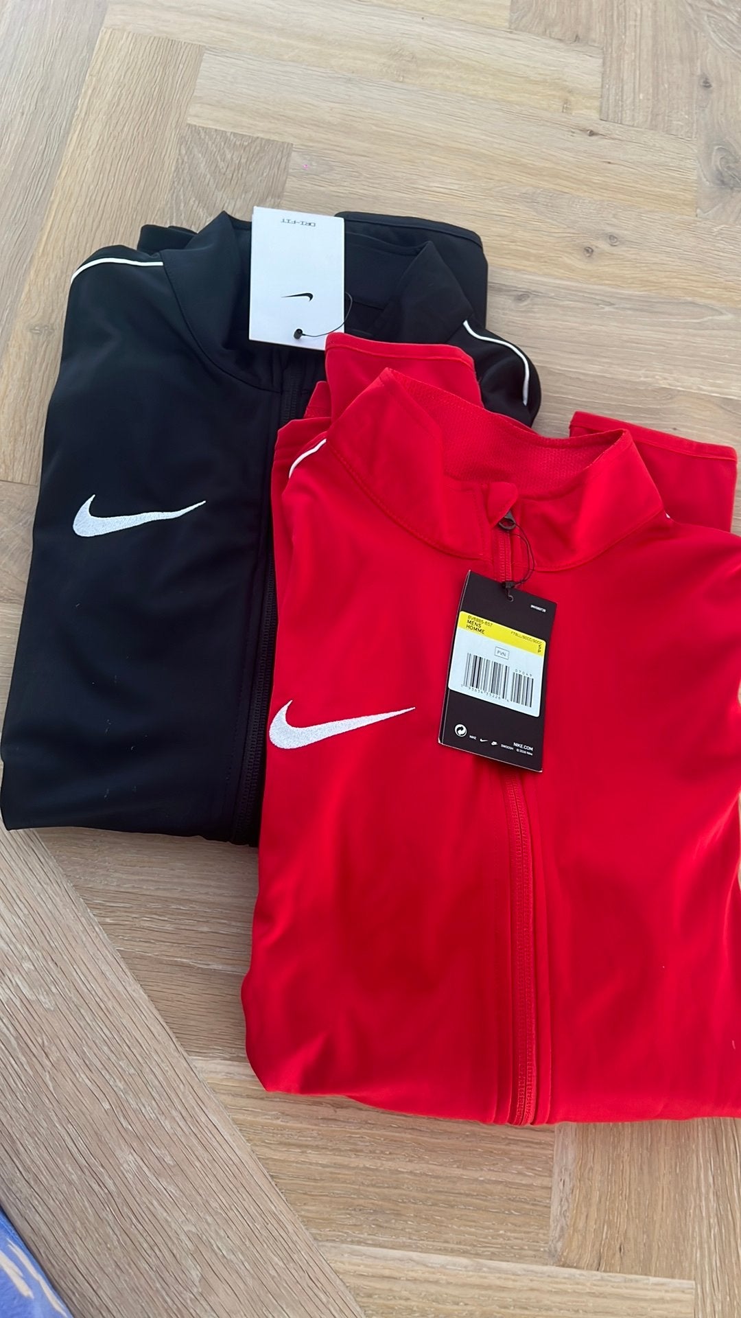 2 Nike dri fit heren vest zwart rood S, Ophalen of Verzenden, Nieuw, Zwart