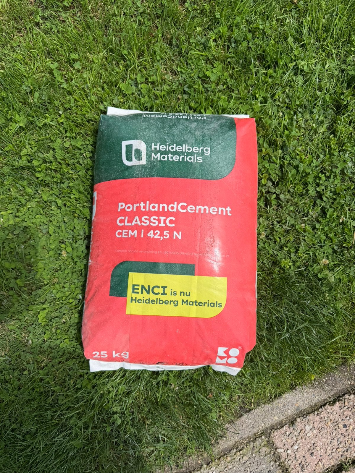 1 zak portland cement 25 kg, Ophalen, Nieuw, Overige typen