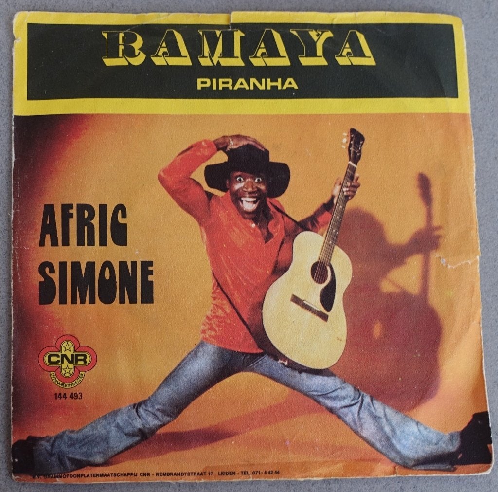 Africa Simone - Ramaya  ( 7'' vinyl single 1975 ), 7 inch, Zo goed als nieuw, Pop, Overige typen