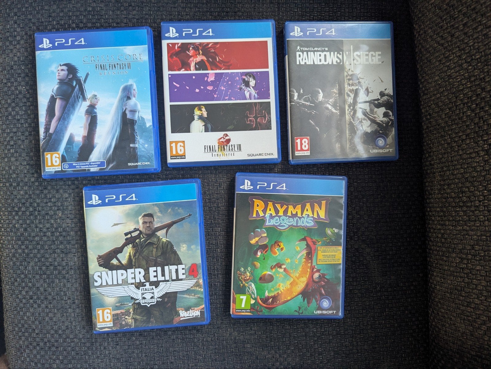 Vijf PS4-spellen, Spelcomputers en Games, Games | Sony PlayStation 4, Online, Gebruikt, 1 speler, Ophalen of Verzenden