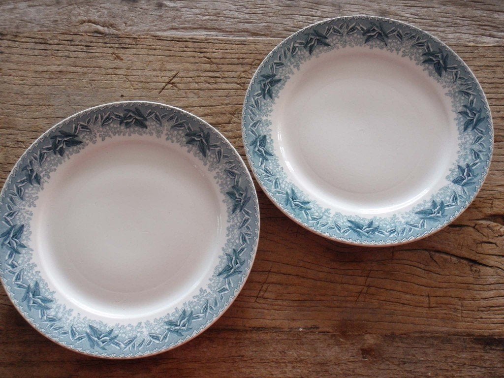 2 borden Societe Ceramique Maestricht, Antiek en Kunst, Ophalen of Verzenden