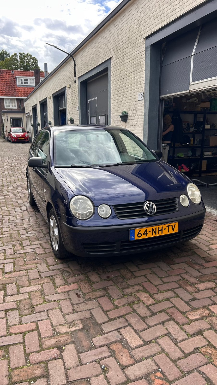 Volkswagen Polo 1.4 55KW 2003 Blauw, Auto's, Voorwielaandrijving, 15 km/l, 4 cilinders, Blauw