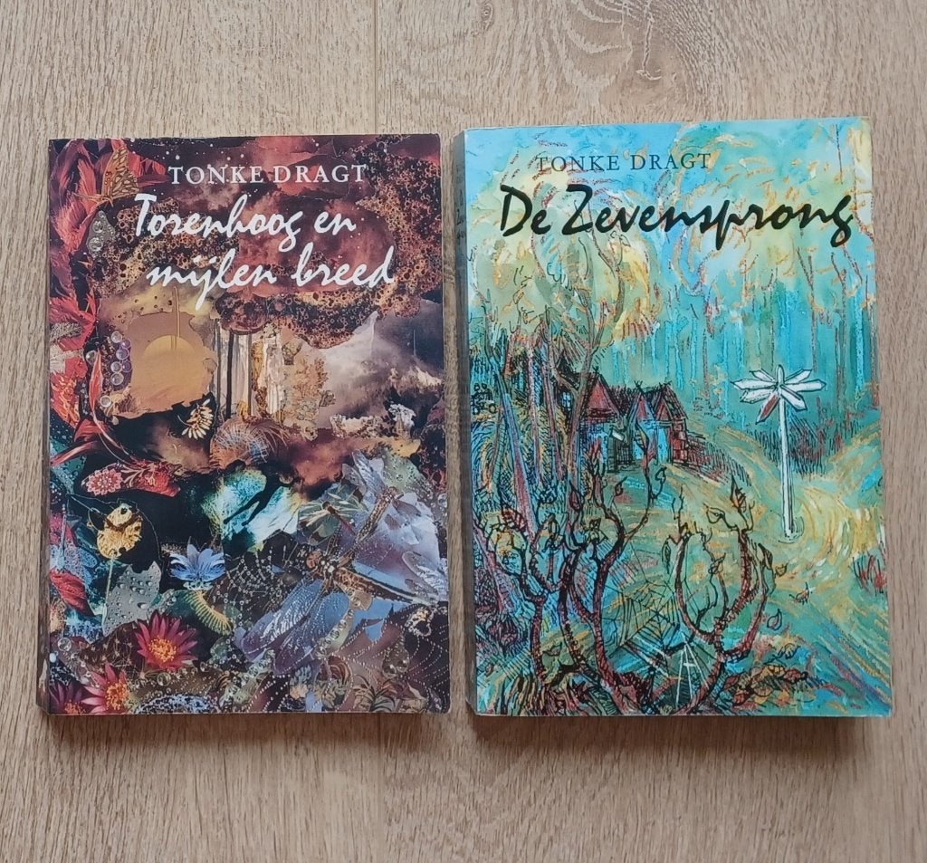 Tonke Dragt - Torenhoog en mijlen breed & De Zevensprong, Boeken, Ophalen, Gelezen, Tonke Dragt