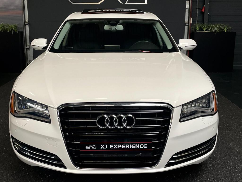Audi A8 4.2 FSI quattro Lang Exclusive*Panoramadak*Massage*L, Auto's, Audi, Automaat, Gebruikt, Wit, Leder