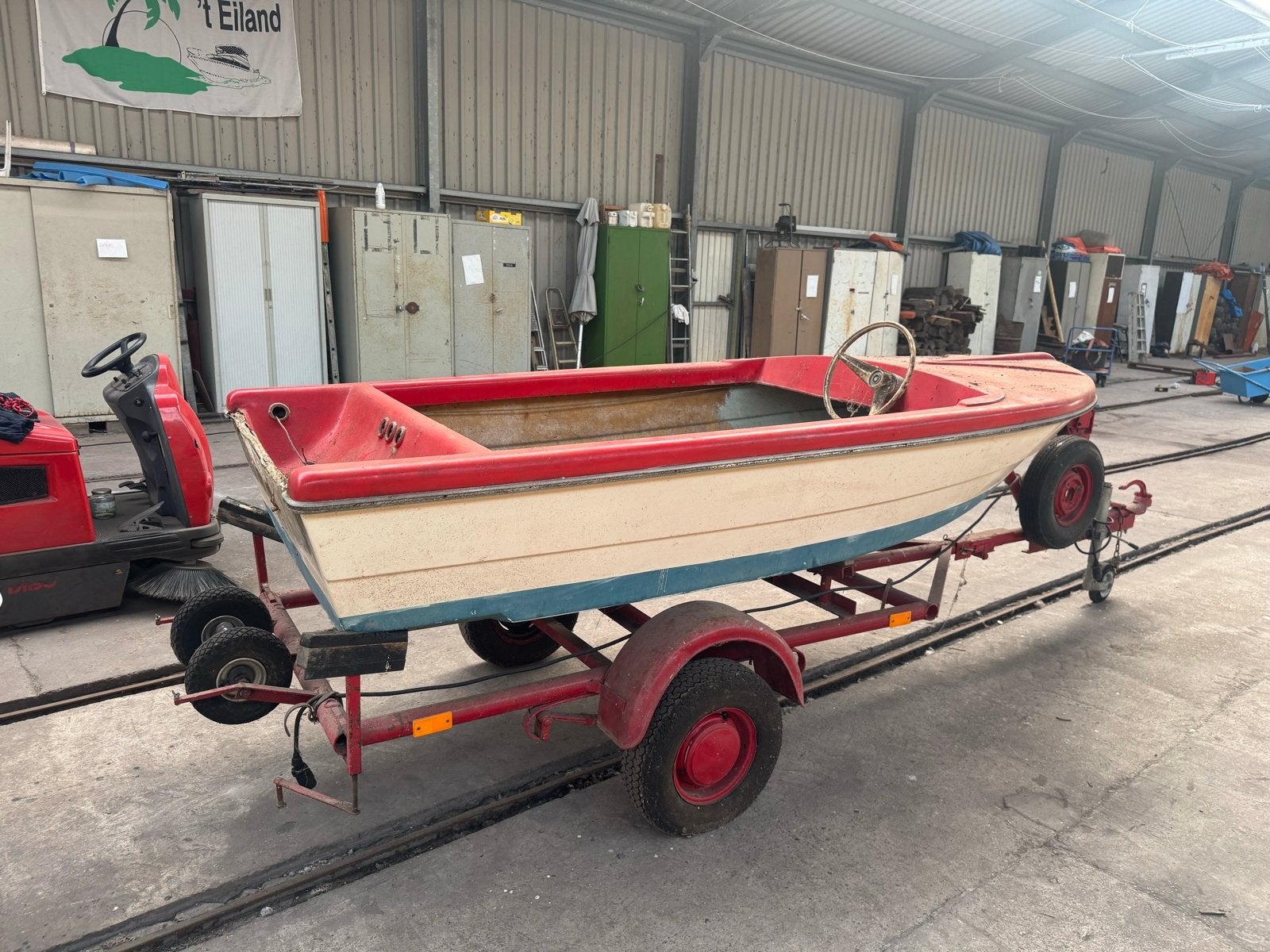 Gratis speedbootje zonder motor/trailer - opknapper, Watersport en Boten, Ophalen of Verzenden, Gebruikt